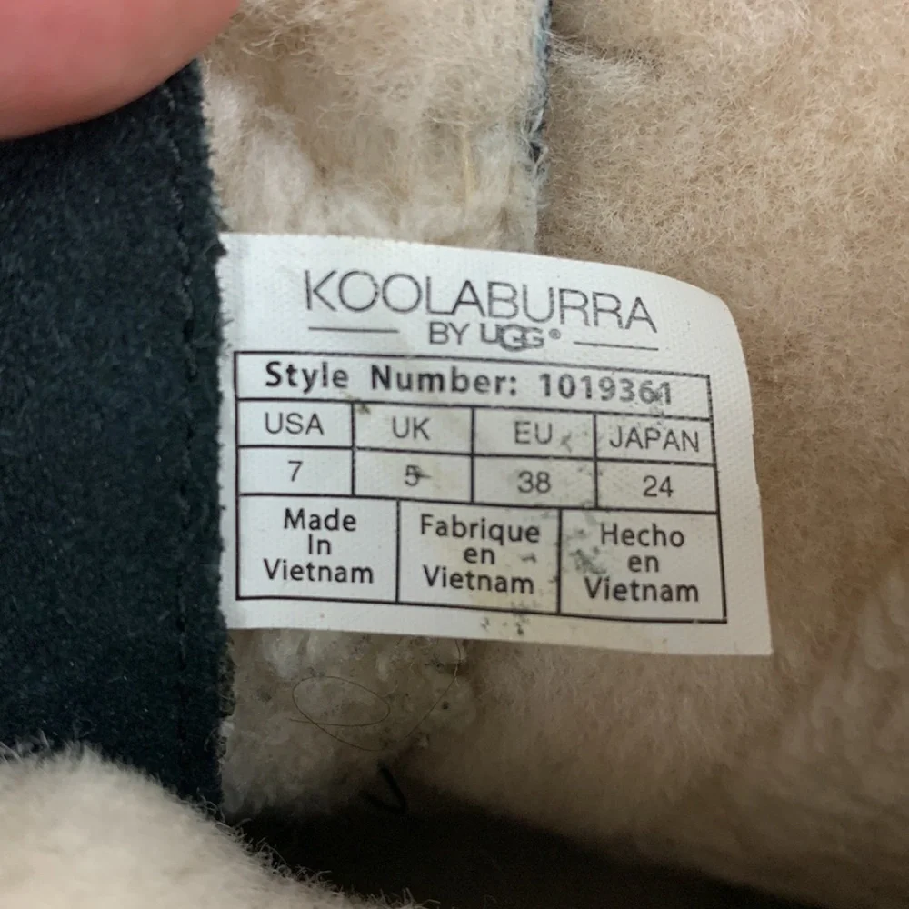 Koolaburra by UGG black boots zip and tie sz 7 - Picture 10 of 10